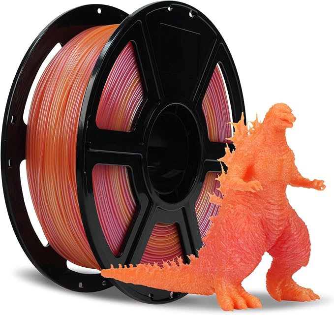 FLASHFORGE Chameleon Gradient Rapid PLA Filament Yellow & Pink, High Flow by FLASHFORGE