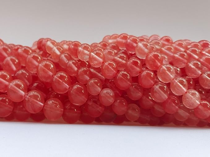 Stone Beads 10mm 60pcs Watermelon Quartz Beads Round Loose Gemstones Beads - Image 3