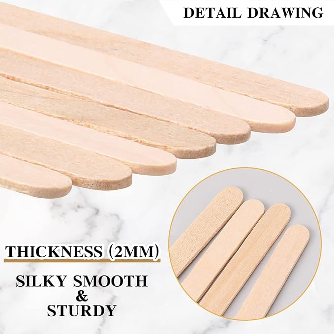 2000 Pcs Individually Wrapped Wooden Coffee Stirrers, Disposable Coffee Stir - Image 2