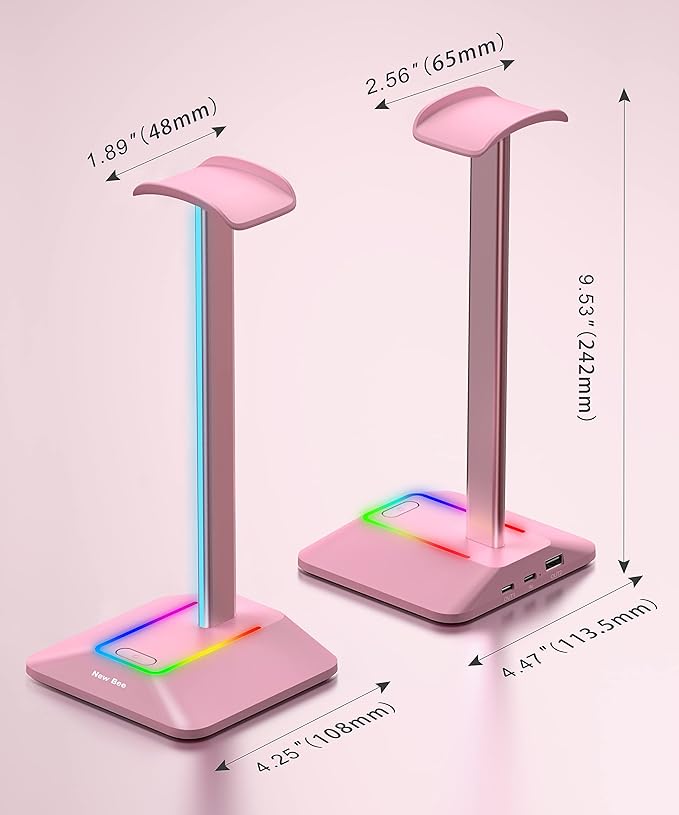 New bee RGB Headphone Stand - Image 5