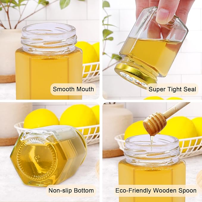 Aliggbent 35 Pack Small Honey Jars - Image 4