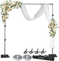 Pipe and Drape Photography Backdrop Stand Kit Adjustable Photo Background Stand by HYJ-INC