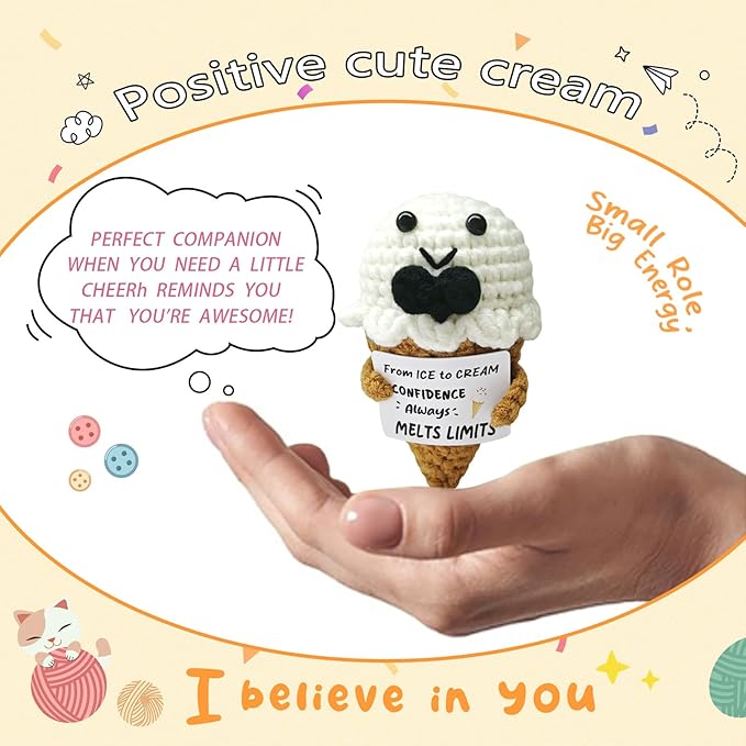 Handmade Crochet Ice Cream-Sweet Gift - Image 7