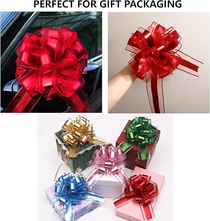 7 Pieces Large Pull Bows, 6 inche, Big Bow - Image 7