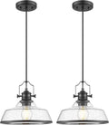 kudos 2 Pack Pendant Lights Kitchen Island, Farmhouse Large Hanging Light by kudos