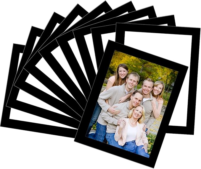 Magnetic Picture Frames with Black Border, Magnet Photo Frame Pockets/Holder by MagneticPictureFrameandMagneticLabels