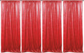 Red Sequin Backdrop Curtains 4 Panels 2FTx8FT Wedding Photo Backdrop Glitter by HMQIANG