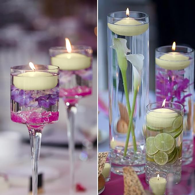 12 Pcs 2 - inch Floating Candles, Smokeless and Unscented, Burns Continuously - Image 9