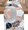 Modern Boho Cotton Linen Table Runner by Unknown