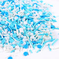 Edible Blue Sprinkles for Cake Decorating, Pearl Sprinkles, Jimmy Sprinkles for by Milovin
