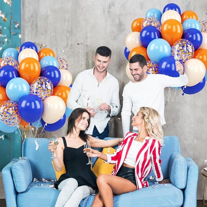 Blue and Orange Balloons Set - Image 7