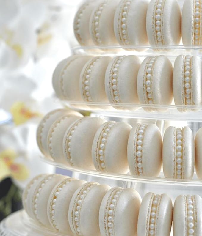 Edible White Pearl Sugar Sprinkles 3.53 oz, 7mm Candy Pearls Ideal - Image 5