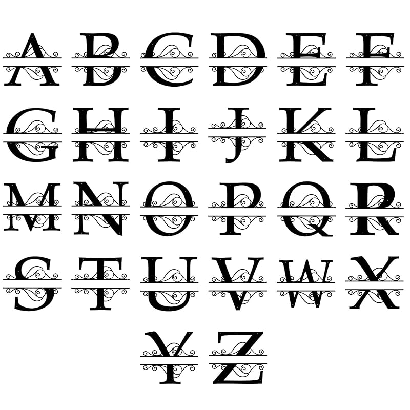 Custom Metal Name Sign | Metal Wall Art | Split Letter Monogram Decor | Family - Image 2