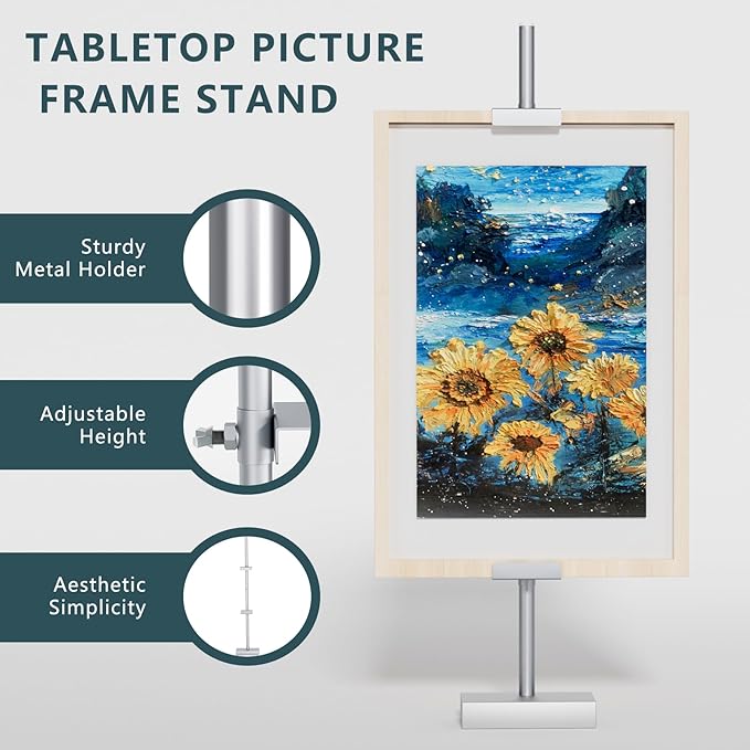 Tabletop Picture Frame Stand, Adjustable - Image 6