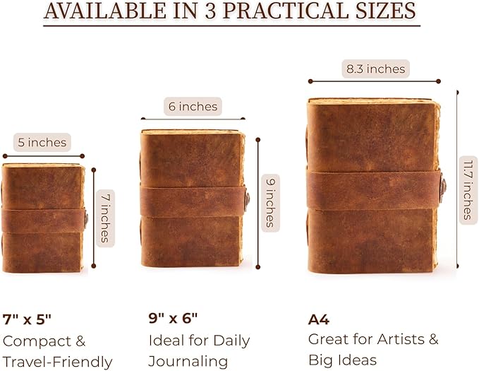 NomadCraftsCo. Vintage Leather Journal - Image 5