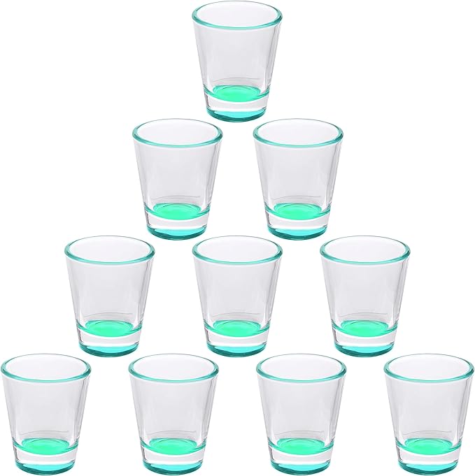 DISCOUNT PROMOS Shot Glasses Set 1.75 oz. Set of 10 Bulk Pack, Wedding Favor by DISCOUNTPROMOS