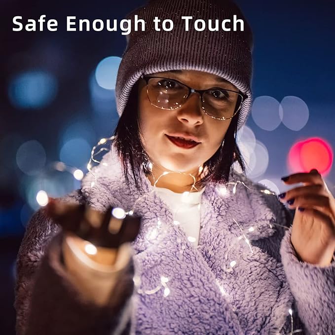 LAMPHOME 20 Pack Fairy Lights Battery Operated String Lights, 20 LED on 6.6FT - Image 5