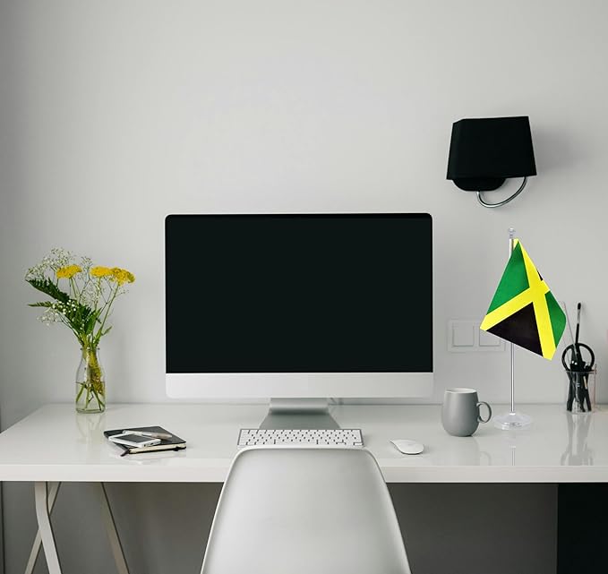 Jamaica Desk Flag, Jamaican Table Office Flag - Image 4