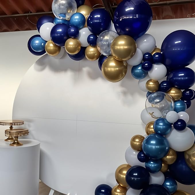 Blue and Gold Balloons - Image 3