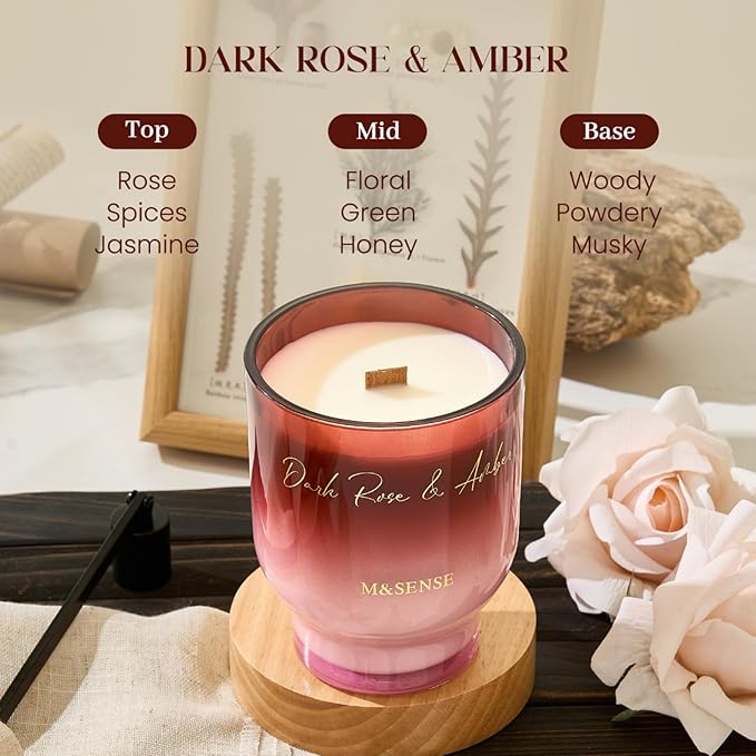 M&SENSE 16.6oz Natural Soy Large Jar Candle - Image 3