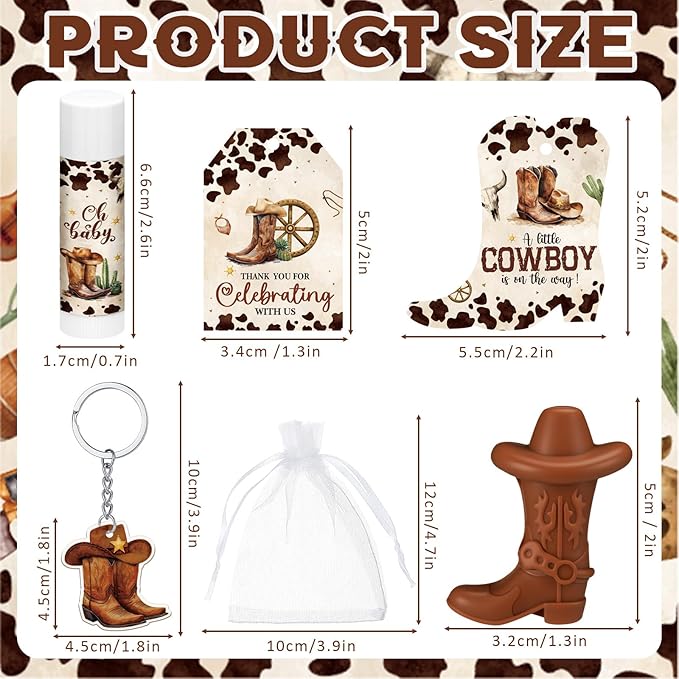 288 Baby Shower Favors Baby Shower Gifts Bulk Lip Balms Soaps Keychains Organza - Image 2