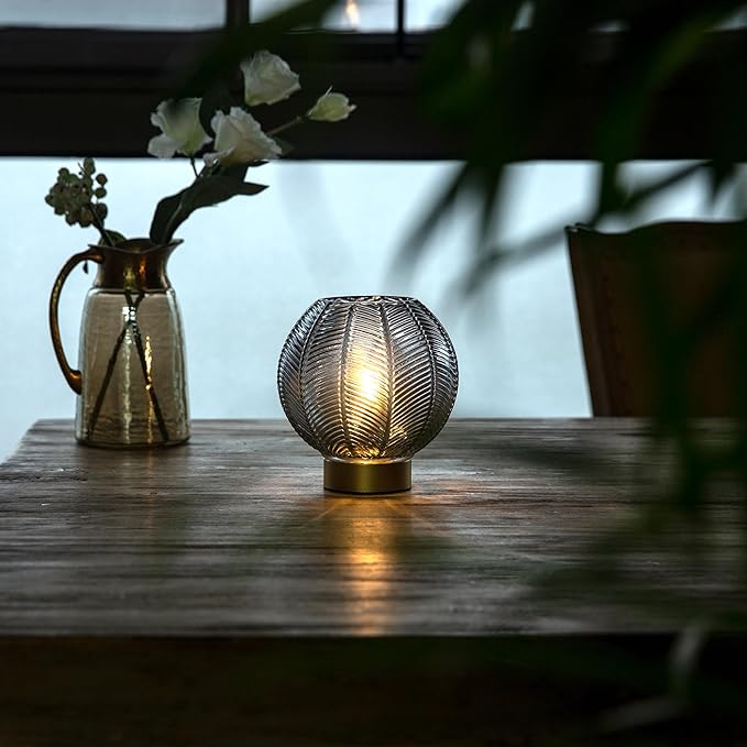 Battery Operated Lamp with Timer, Table Lamp Battery Powered, Small Cordless - Image 2