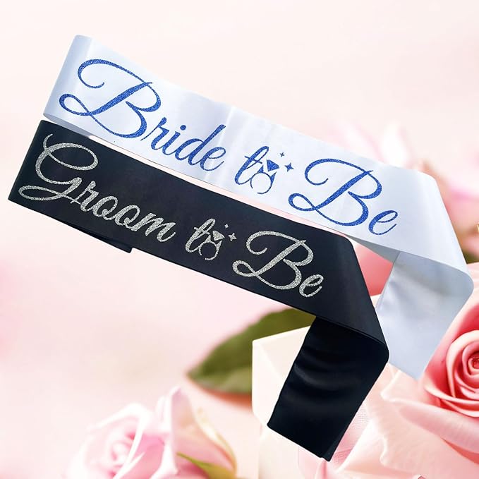 Bride Sash Bachelorette Party Bride and Groom to Be Sash - Image 3
