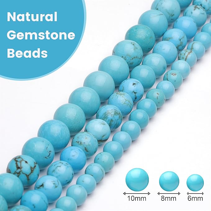 8mm Natural Stone Beads for Jewelry Making - Image 4