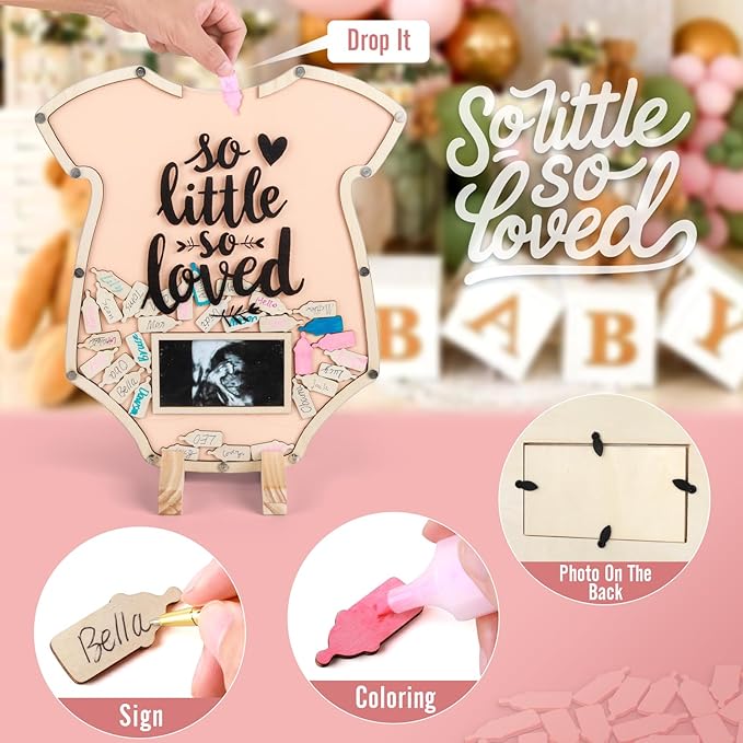 60Pcs Baby Shower Guest Book - Image 4