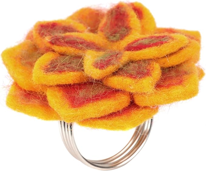 Wool Felt Napkin Ring Set of 8 - Image 6