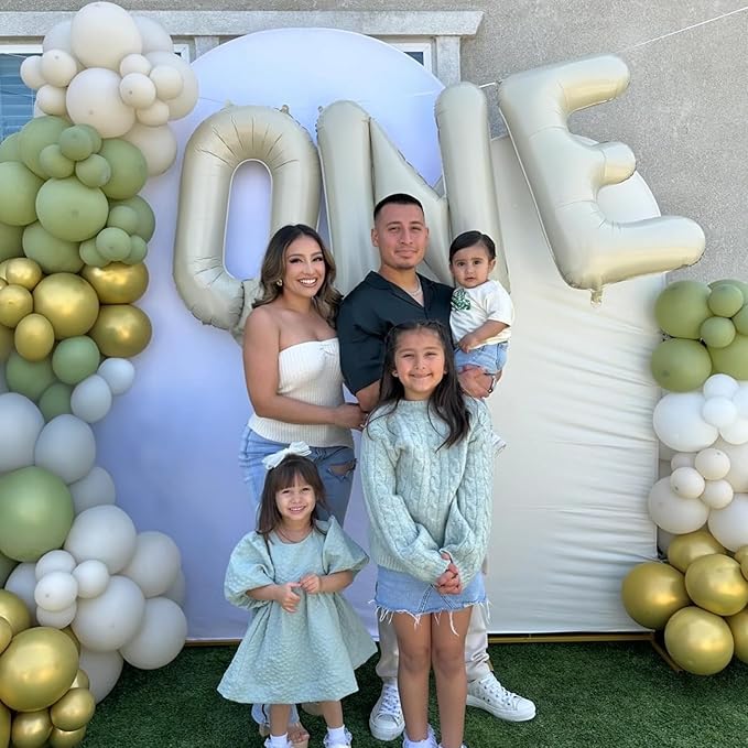 40 Inch Letter Balloons Z, Big Custom A-Z Alphabet Foil Name Balloon Cream White - Image 7