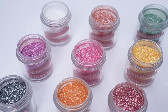 Edible Glitter for Cakes Drinks Luster Dust Set - Image 7