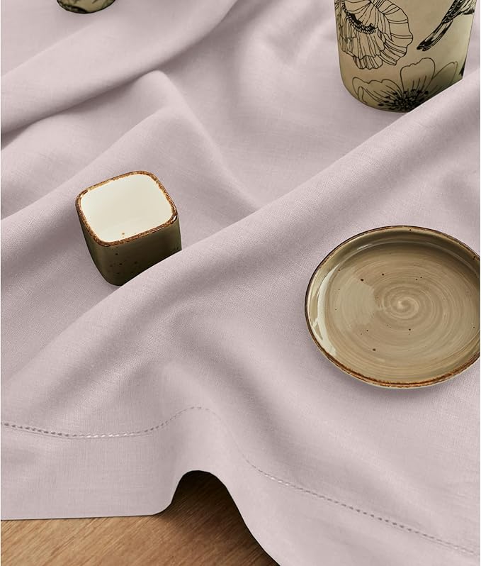 Solino Home Linen Lilac Table Runner 120 Inches Long - Image 9