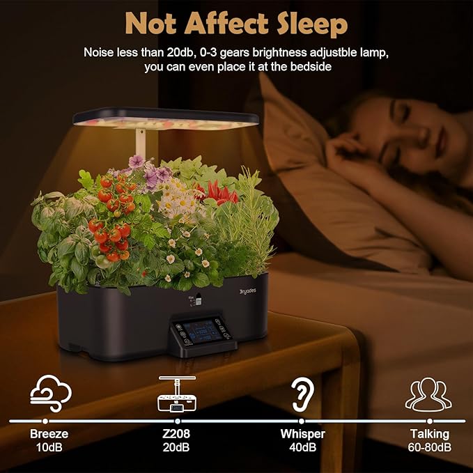Indoor Gardening 17 Pods Hydroponics Growing System Kit Smart Lighting Setting - Image 7