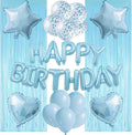 29 Pcs Light Blue Birthday Party Decorations by WEIKA