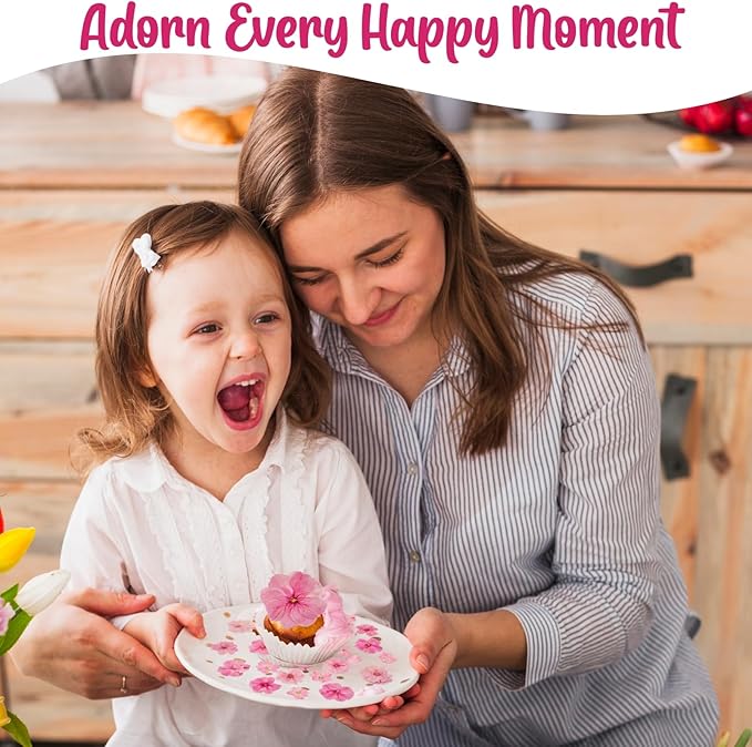 40 Pcs 2 Kinds Natural Pressed Dried Edible Flowers - Image 6