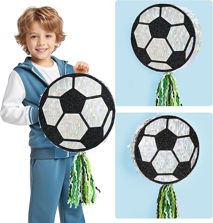 WERNNSAI Soccer Ball Piñata-Soccer Party decoration Piñata - Image 5
