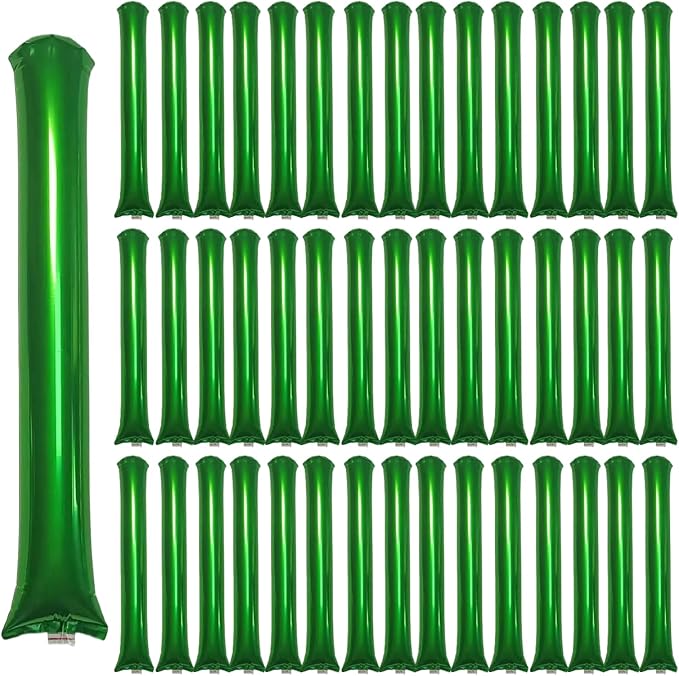 48pcs Round Head Boom Sticks Thunder Sticks Cheering Sticks Team Spirit Plastic by ROSEBB