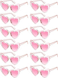 Flutesan 12 Pack Bachelorette Sunglasses Bride Bridesmaid Heart Shaped by Flutesan