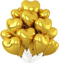 Gold Heart Balloons by Sowide