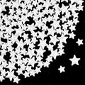 White Star Sprinkles for Cake Decorating, Edible Star Candy, 150g/5.29oz Mix by Joyvitas
