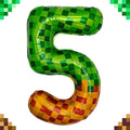 Pixel & TNT Theme 40in Giant Number Balloons by Unknown