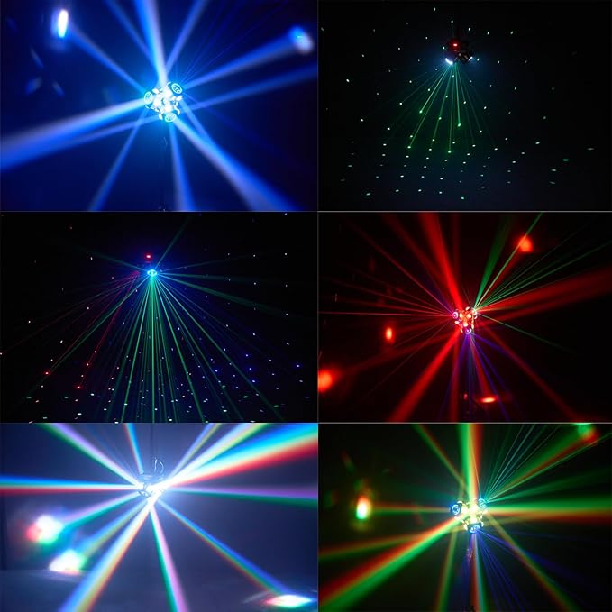 Moving Head DJ Lights for Parties, 16X10W RGBW 4-in-1 Party Light - Image 7