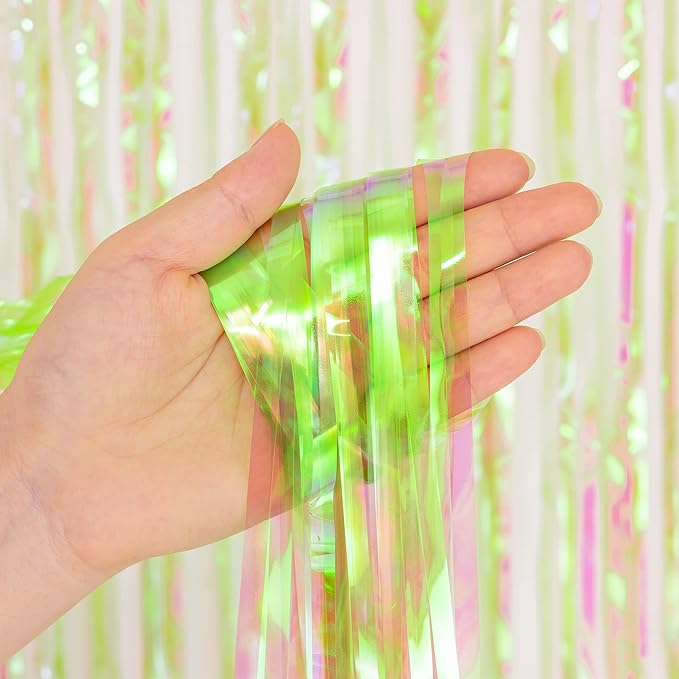 BRAVESHINE Iridescent Foil Fringe Backdrop - Image 2