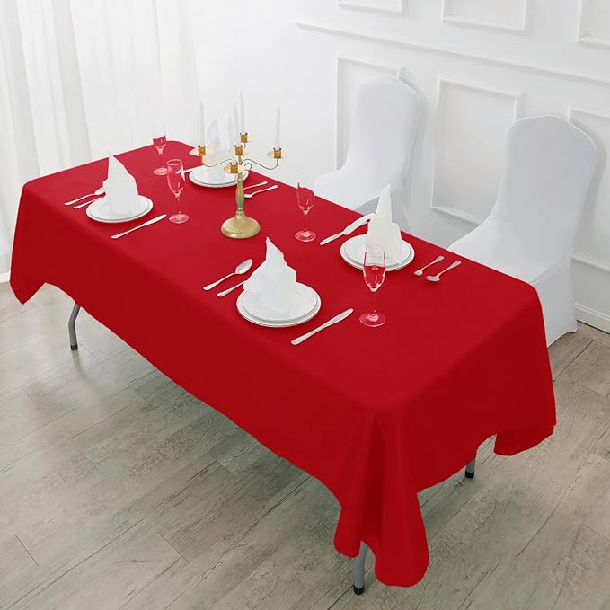 Fokitut 2 Pack Waterproof Rectangle Tablecloth, 60x120 Inch, Stain Resistant - Image 5