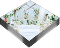 12 Pack Square Mirrors for Centerpieces, 10 x 10 Inch Acrylic Mirror Tray by PASOCON