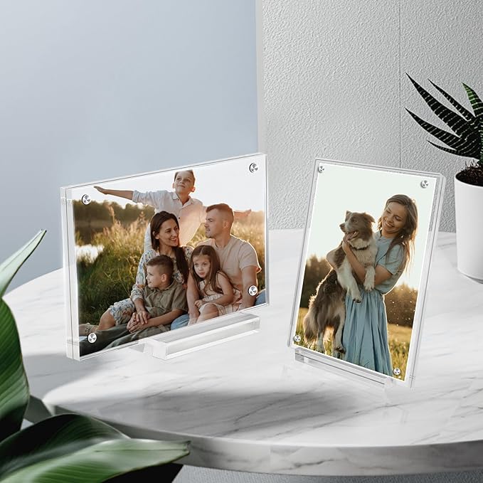3 Pack 4x6 Magnetic Acrylic Picture Frame - Image 2