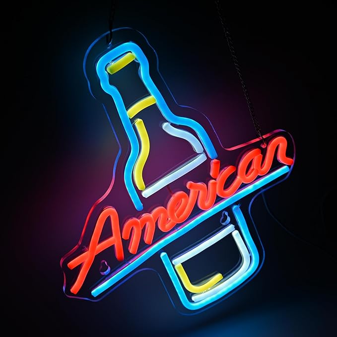 American Beer Neon Sign - Image 2