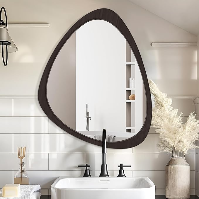 WallBeyond Asymmetrical Mirror, Irregular Wall Mirror, Wall Mirrors Decorative - Image 2
