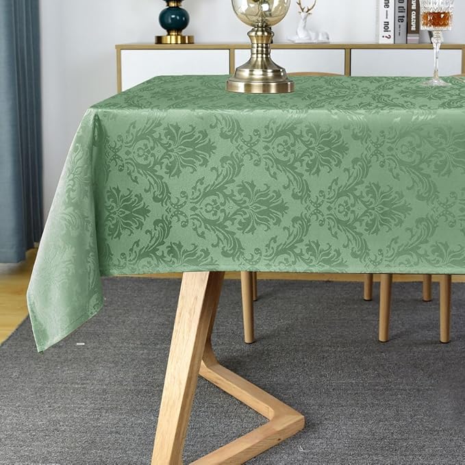 SASTYBALE Summer Tablecloth Rectangle, Spill-Proof Wrinkle Resistant Jacquard - Image 5